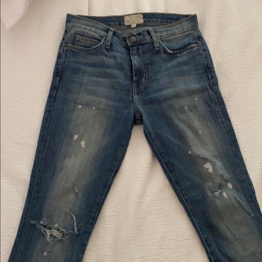Current Elliott Destroyed Skinny Jean